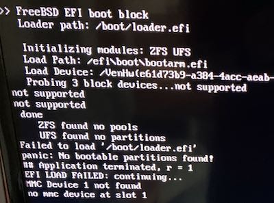 u-boot failure